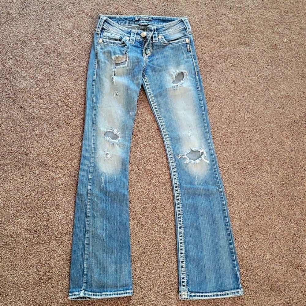 Women's sliver jeans size 25